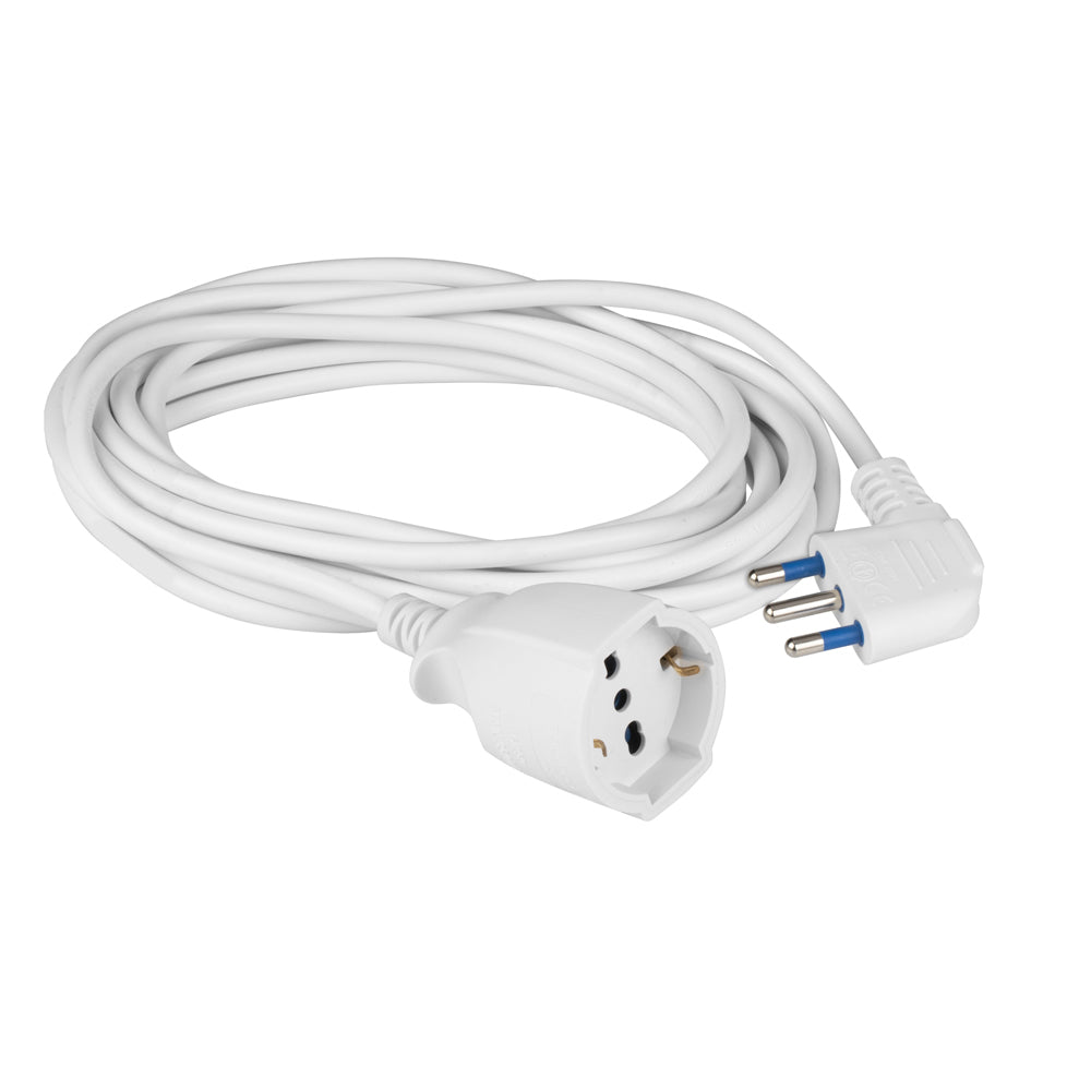 Prolunga Elettrica 5M 16A 2 Poli + Terra Spina SSP Bianca - Polypool Prolunga Elettrica 5M 16A 2 Poli + Terra Spina SSP Bianca - Polypool